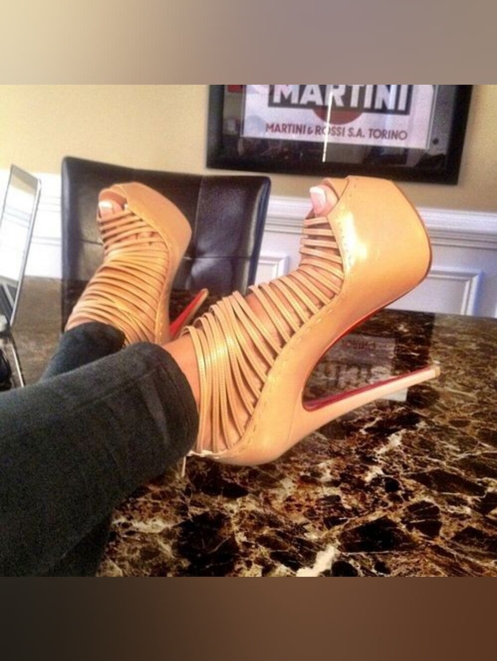 CHRISTIAN LOUBOUTIN Zoulou 160 Platform Heels 36.5 - Picture 2 of 16